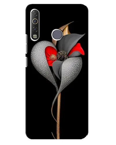 Чехол для TECNO Camon 12 Air CC6 с картинкой «Серебряный фантазийный цветок» Чехол для TECNO Camon 12 Air CC6 с картинкой «Серебряный фантазийный цветок»