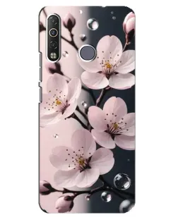 Чехол для TECNO Camon 12 Air CC6 с картинкой «Нежная сакура и капли» Чехол для TECNO Camon 12 Air CC6 с картинкой «Нежная сакура и капли»