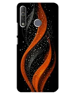 Чохол для TECNO Camon 12 Air CC6 з картинкою «Вогняна зоряна хвиля»