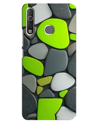 Чохол для TECNO Camon 12 Air CC6 з картинкою «Яскрава неонова галька»