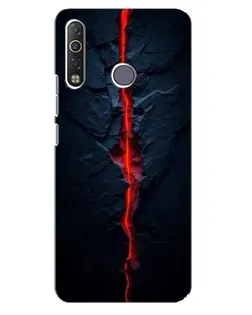 Чохол для TECNO Camon 12 Air CC6 з картинкою «Червона лавова тріщина»