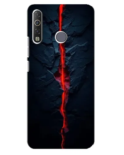 Чохол для TECNO Camon 12 Air CC6 з картинкою «Червона лавова тріщина»