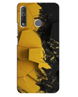 Чохол для TECNO Camon 12 Air CC6 з картинкою «Золоті уламки геометрії»