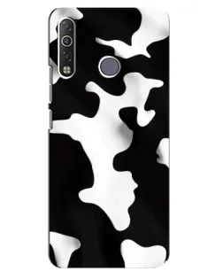 Чохол для TECNO Camon 12 Air CC6 з картинкою «Чорно-біла пляма»