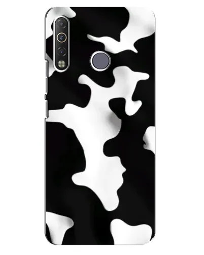 Чохол для TECNO Camon 12 Air CC6 з картинкою «Чорно-біла пляма»