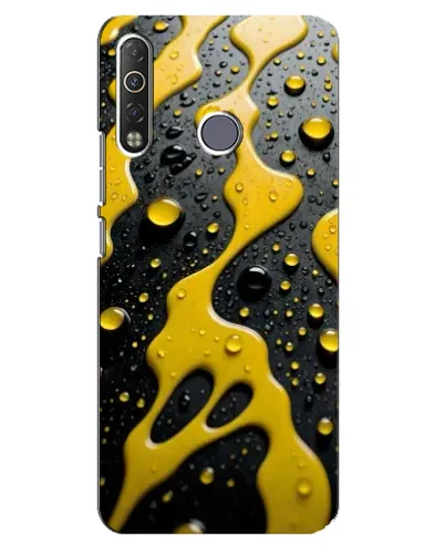 Чохол для TECNO Camon 12 Air CC6 з картинкою «Рідке жовте золото»