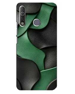 Чохол для TECNO Camon 12 Air CC6 з картинкою «Зелені шкіряні хвилі»