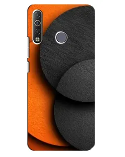 Чохол для TECNO Camon 12 Air CC6 з картинкою «Геометрія помаранчевих кіл»