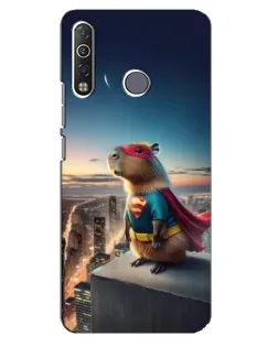 Чехол для TECNO Camon 12 Air CC6 с картинкой «Капи-мен супергерой»