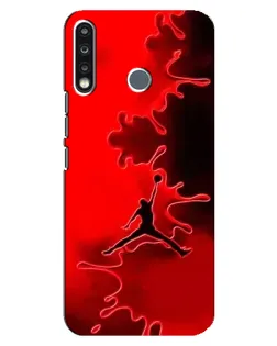 Чехол для TECNO Camon 12 CC7 с картинкой «Jordan Red Smoke»