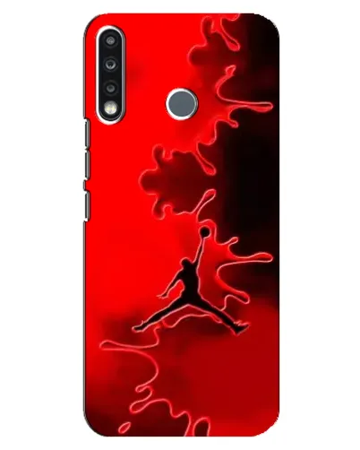 Чехол для TECNO Camon 12 CC7 с картинкой «Jordan Red Smoke»