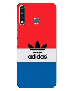 Чехол для TECNO Camon 12 CC7 с картинкой «Ретро блоки Adidas»
