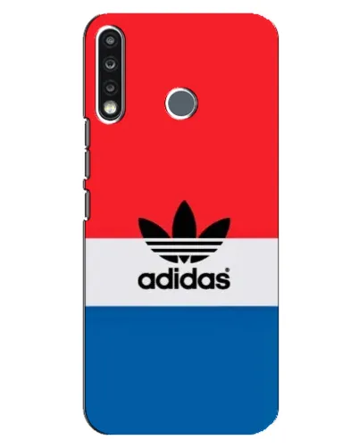 Чехол для TECNO Camon 12 CC7 с картинкой «Ретро блоки Adidas»