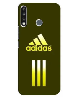 Чехол для TECNO Camon 12 CC7 с картинкой «Оливковый градиент Adidas»