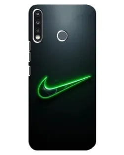 Чохол для TECNO Camon 12 CC7 з картинкою «Неоновий контур Nike» Чохол для TECNO Camon 12 CC7 з картинкою «Неоновий контур Nike»