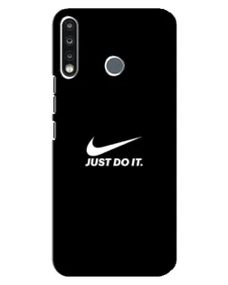 Чехол для TECNO Camon 12 CC7 с картинкой «Минимализм от Nike»