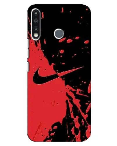 Чохол для TECNO Camon 12 CC7 з картинкою «Червоні бризки Nike» Чохол для TECNO Camon 12 CC7 з картинкою «Червоні бризки Nike»