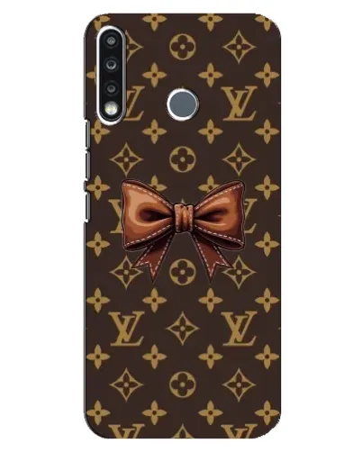 Чехол для TECNO Camon 12 CC7 с картинкой «LV с бантом»