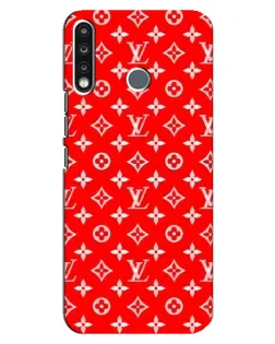 Чехол для TECNO Camon 12 CC7 с картинкой «Яркий паттерн LV»