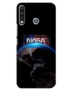 Чехол для TECNO Camon 12 CC7 с картинкой «Земля из космоса NASA»