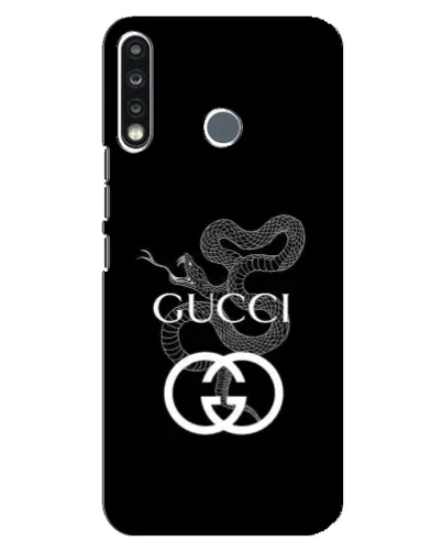 Чехол для TECNO Camon 12 CC7 с картинкой «Gucci — серебряная змея» Чехол для TECNO Camon 12 CC7 с картинкой «Gucci — серебряная змея»