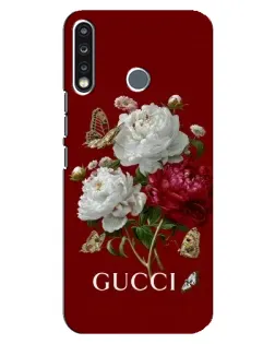 Чехол для TECNO Camon 12 CC7 с картинкой «Gucci —  сад»