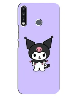 Чехол для TECNO Camon 12 CC7 с картинкой «Kuromi — нежный фиолетовый»