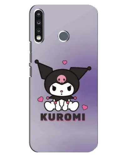 Чехол для TECNO Camon 12 CC7 с картинкой «Kuromi — фиолетовый арт» Чехол для TECNO Camon 12 CC7 с картинкой «Kuromi — фиолетовый арт»