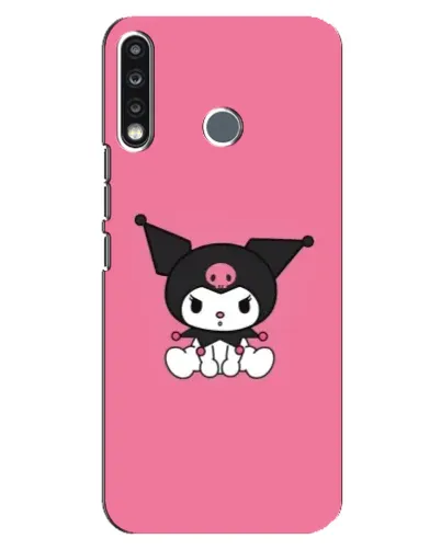 Чехол для TECNO Camon 12 CC7 с картинкой «Хмурая Kuromi» Чехол для TECNO Camon 12 CC7 с картинкой «Хмурая Kuromi»