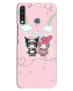 Чехол для TECNO Camon 12 CC7 с картинкой «My Melody и Kuromi»