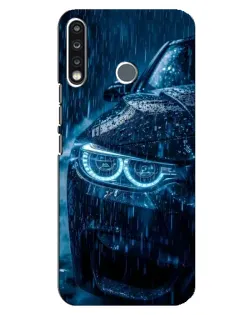 Чохол для TECNO Camon 12 CC7 з картинкою «BMW під дощем»
