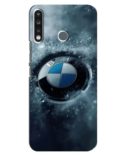 Чохол для TECNO Camon 12 CC7 з картинкою «Логотип BMW — лід» Чохол для TECNO Camon 12 CC7 з картинкою «Логотип BMW — лід»