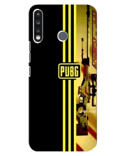 Чехол для TECNO Camon 12 CC7 с картинкой «PUBG — камуфляжный шлем»