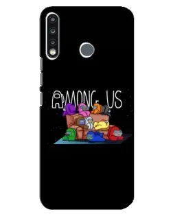 Чохол для TECNO Camon 12 CC7 з картинкою «Логотип Among Us» Чохол для TECNO Camon 12 CC7 з картинкою «Логотип Among Us»