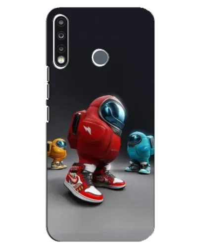 Чохол для TECNO Camon 12 CC7 з картинкою «Among Us — 3D стиль»