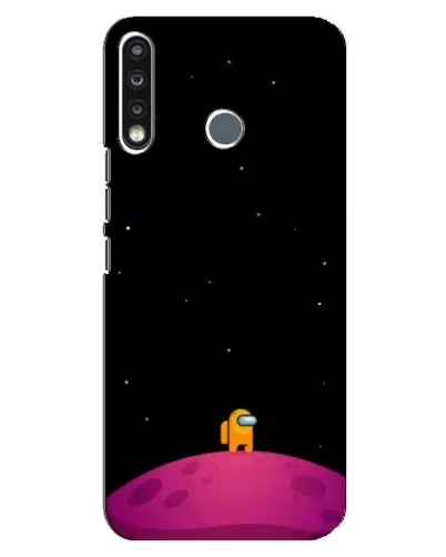 Чохол для TECNO Camon 12 CC7 з картинкою «Самотній герой на планеті»