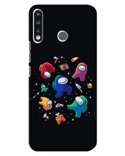 Чохол для TECNO Camon 12 CC7 з картинкою «Among Us космос»