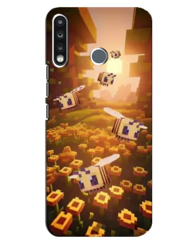 Чехол для TECNO Camon 12 CC7 с картинкой «Поле подсолнухов»