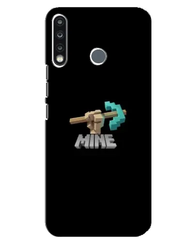 Чехол для TECNO Camon 12 CC7 с картинкой «Алмазная кирка»