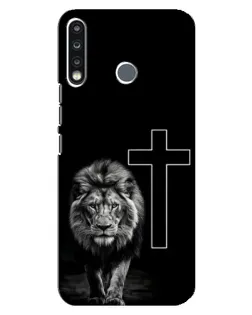 Чохол для TECNO Camon 12 CC7 з картинкою «Лев та Хрест» Чохол для TECNO Camon 12 CC7 з картинкою «Лев та Хрест»