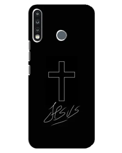 Чохол для TECNO Camon 12 CC7 з картинкою «Графічний хрест Jesus» Чохол для TECNO Camon 12 CC7 з картинкою «Графічний хрест Jesus»