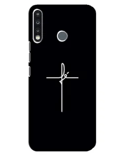 Чохол для TECNO Camon 12 CC7 з картинкою «Тонкий хрест»