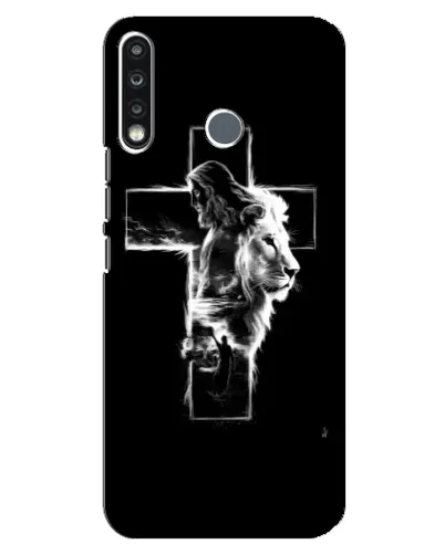 Чохол для TECNO Camon 12 CC7 з картинкою «Сяючий хрест Jesus» Чохол для TECNO Camon 12 CC7 з картинкою «Сяючий хрест Jesus»