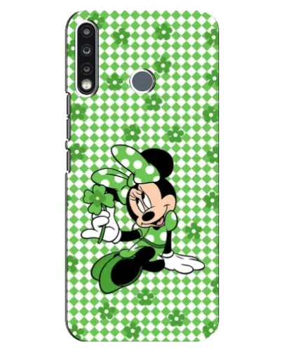 Чохол для TECNO Camon 12 CC7 з картинкою «Mickey в клітинку»