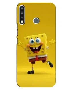 Чохол для TECNO Camon 12 CC7 з картинкою «Позитивний Губка Боб»