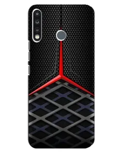 Чохол для TECNO Camon 12 CC7 з картинкою «Mercedes Carbon Grid»