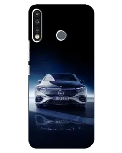 Чохол для TECNO Camon 12 CC7 з картинкою «Нічний Mercedes EQ»