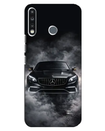 Чохол для TECNO Camon 12 CC7 з картинкою «Mercedes у диму» Чохол для TECNO Camon 12 CC7 з картинкою «Mercedes у диму»