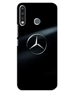 Чехол для TECNO Camon 12 CC7 с картинкой «Mercedes на металле»