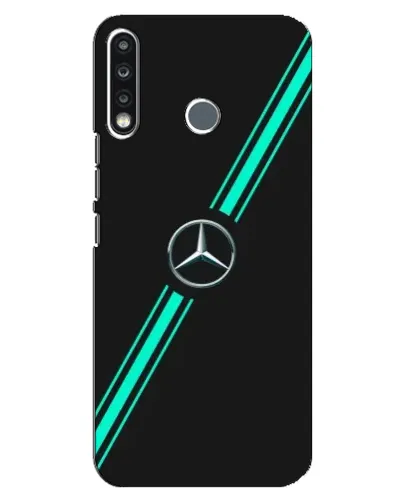 Чехол для TECNO Camon 12 CC7 с картинкой «Спортивные линии Mercedes» Чехол для TECNO Camon 12 CC7 с картинкой «Спортивные линии Mercedes»